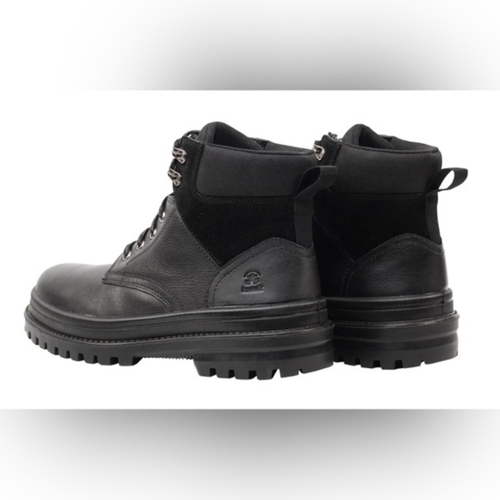 Kamik Men's Black Leather Ankle Boots